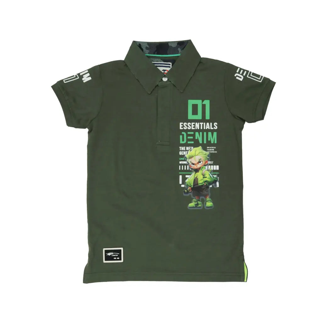 Boys Polo Neck T-shirt