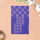 Blue With Green Soft Silk