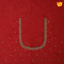 Red Bridal Aariwork Blouse