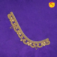 Violet Bridal Aariwork Blouse - Thenianantham