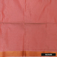 Pearl Pink With Peach Soft Silk Saree