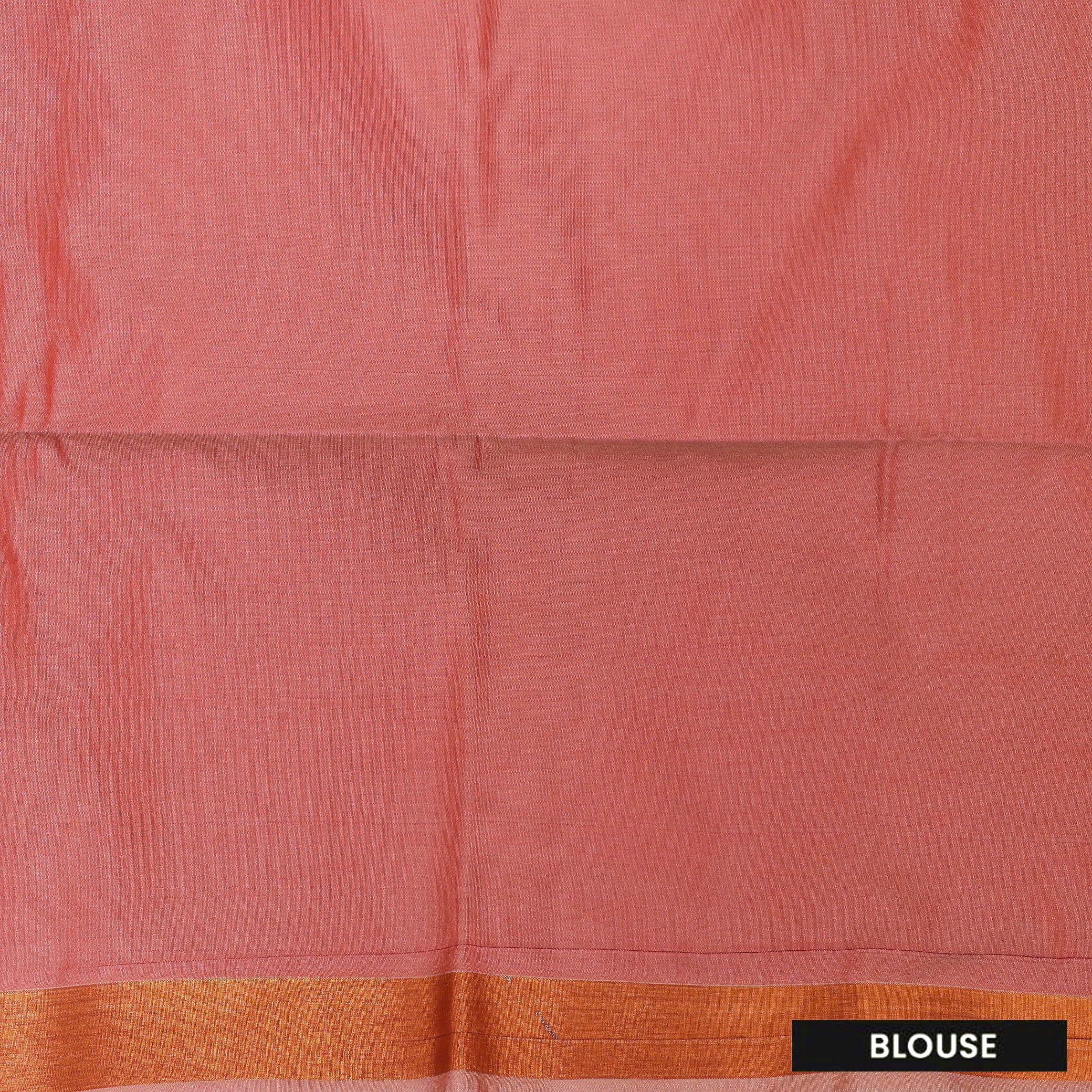Pearl Pink With Peach Soft Silk Saree