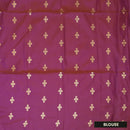 Dark Yellow with Pink Soft Silk Saree