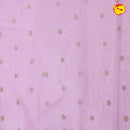 Multicolour With Pink Pallu Semi Linen Cotton Sarees