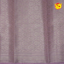 Brown Semi - Tissue Saree With Unique Buttas, Traditional Zari Border & Pallu Of Intricate Designs - Thenianantham