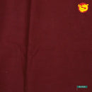 Maroon with White Half-Half Pure Mul Mul Cotton Saree with Blouse