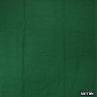 Light Green With Bottle Green Cotton Ladies Chudithar Material