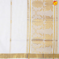 Southloom Exclusive Onam Kerala Traditional Fancy Border Cotton Saree (Matching Plain Blouse Included)