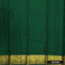 Green  with Gold Zari Border Wedding Silk Saree