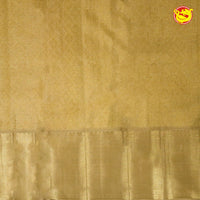 Gold With Gold Zari Wedding Silk Saree - Thenianantham