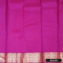 Turquoise Blue with Pink Soft Silk Saree