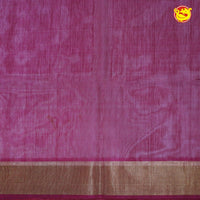 Dark Pink With Brown Pochampally Silk Saree - Thenianantham