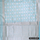 Bright Blue Colour Fancy Weaving Saree