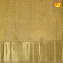 Gold With Gold Zari Wedding Silk Saree - Thenianantham