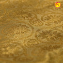 Gold With Gold Zari Wedding Silk Saree