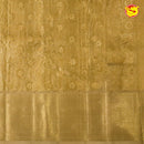 Gold With Gold Zari Wedding Silk Saree - Thenianantham