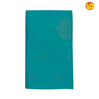 Snowsum green with magenta pallu soft silk saree