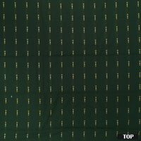 Bottle Green With Mustard Yellow Cotton Ladies Chudithar Material