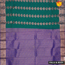 Green with Lavender Soft Silk Saree - Thenianantham