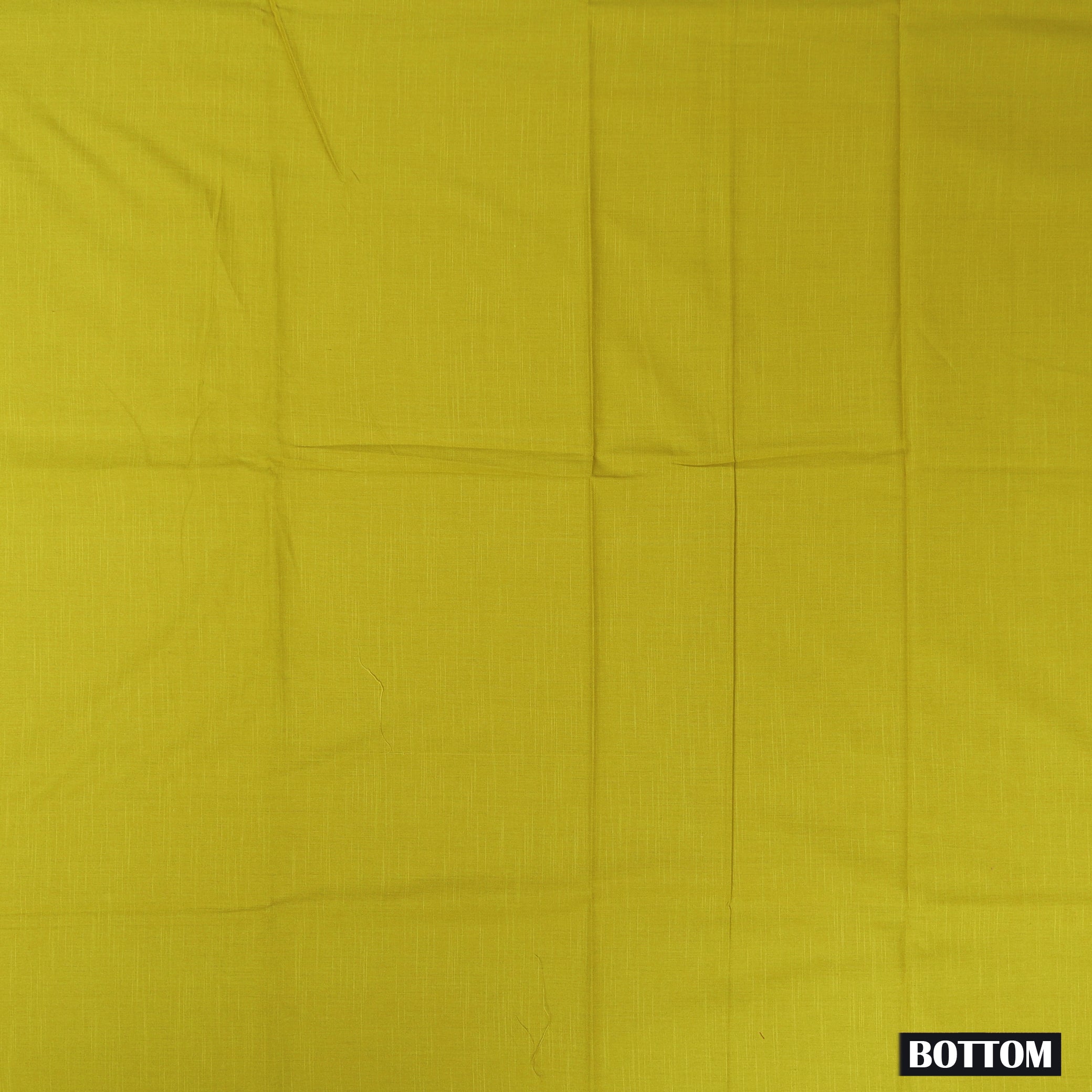 Bottle Green With Mustard Yellow Cotton Ladies Chudithar Material