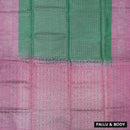 Green with Purple Soft Silk Saree