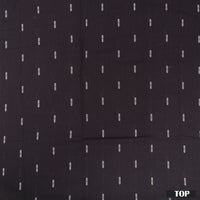 Dark Brown With Grey Cotton Ladies Chudithar Material