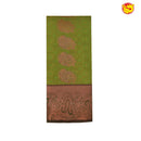 Green with Maroon Soft Silk Saree - Thenianantham