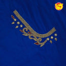 Navy Blue Bridal Aariwork Blouse