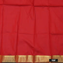 Dark Green Colour Floral Design Traditional  Pattu Pavadai Material