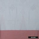 Greyblue  Linen Cotton Saree