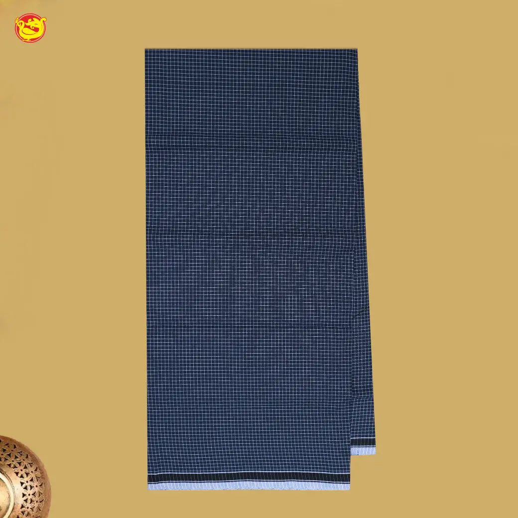 Men’s Checked Cotton Stitched Lungi