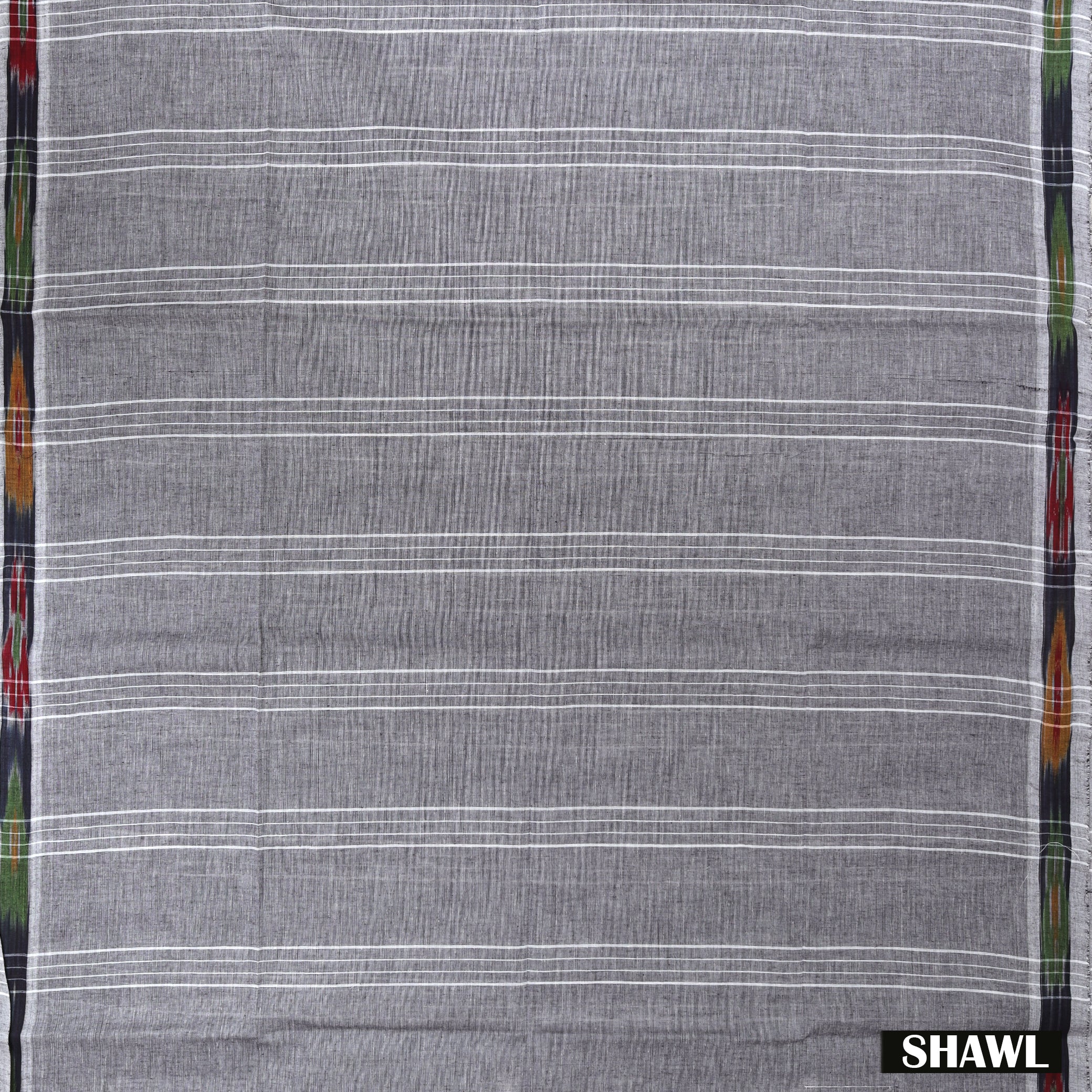 Dark Brown With Grey Cotton Ladies Chudithar Material