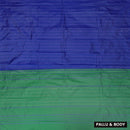 Royal Blue With Green Arani Silk Saree