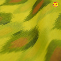 Black With Yellow Pochampally Silk Saree