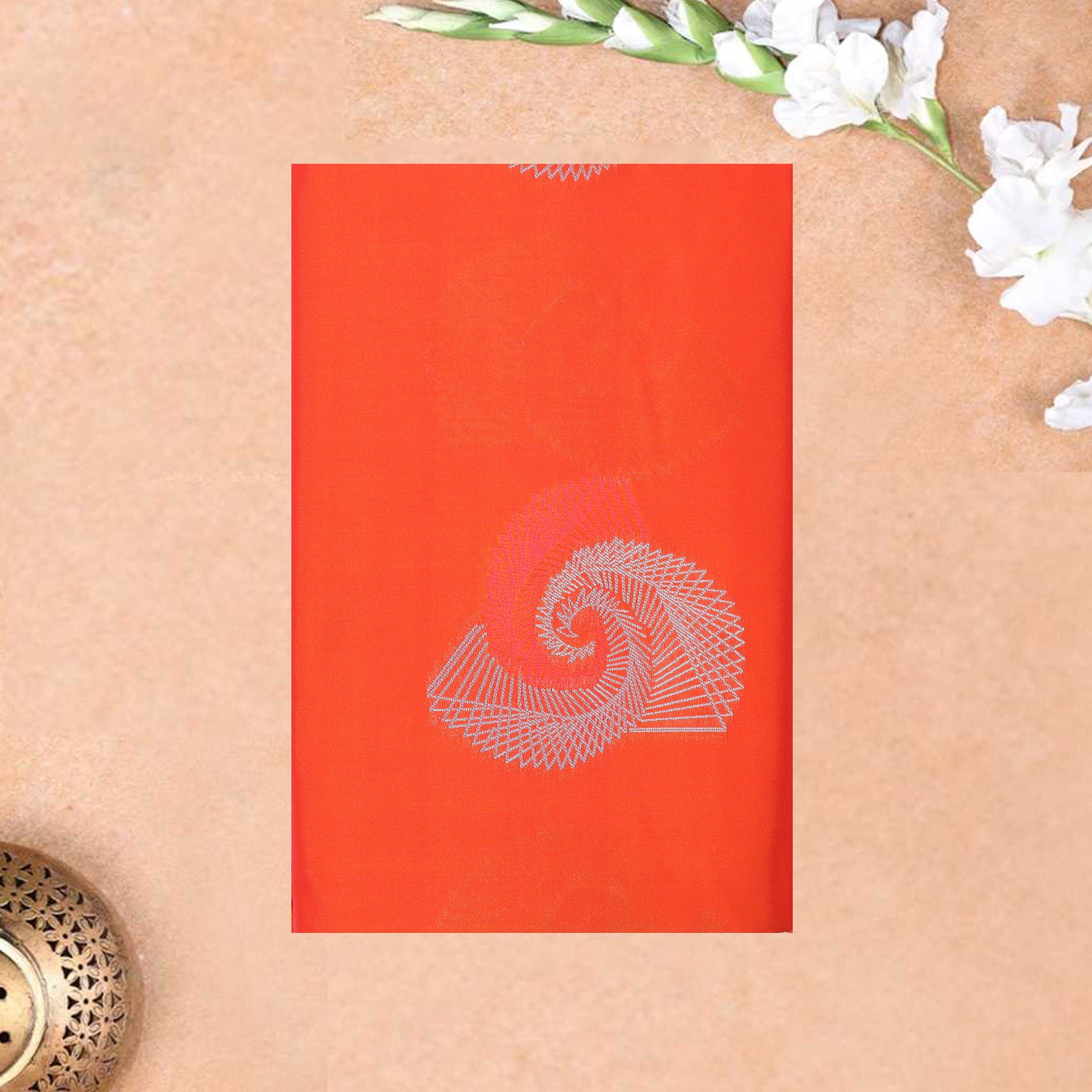 Orange Soft Silk Saree