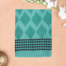 Green color  Linen Cotton Saree