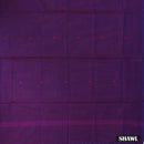 Magenta With Deep Purple Cotton Ladies Chudithar Material