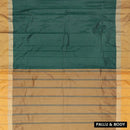 Green With Mustard Arani Silk Saree