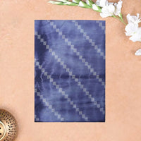 Navy Blue color  Linen Cotton Saree