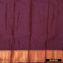 Lavender with Burgundy Art Silk Saree