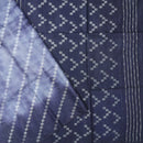 Navy Blue color  Linen Cotton Saree