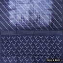 Navy Blue color  Linen Cotton Saree