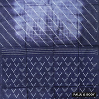 Navy Blue color  Linen Cotton Saree
