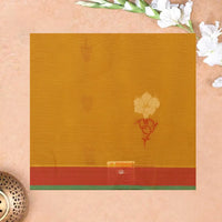 Yellow Color Negamam Cotton Saree