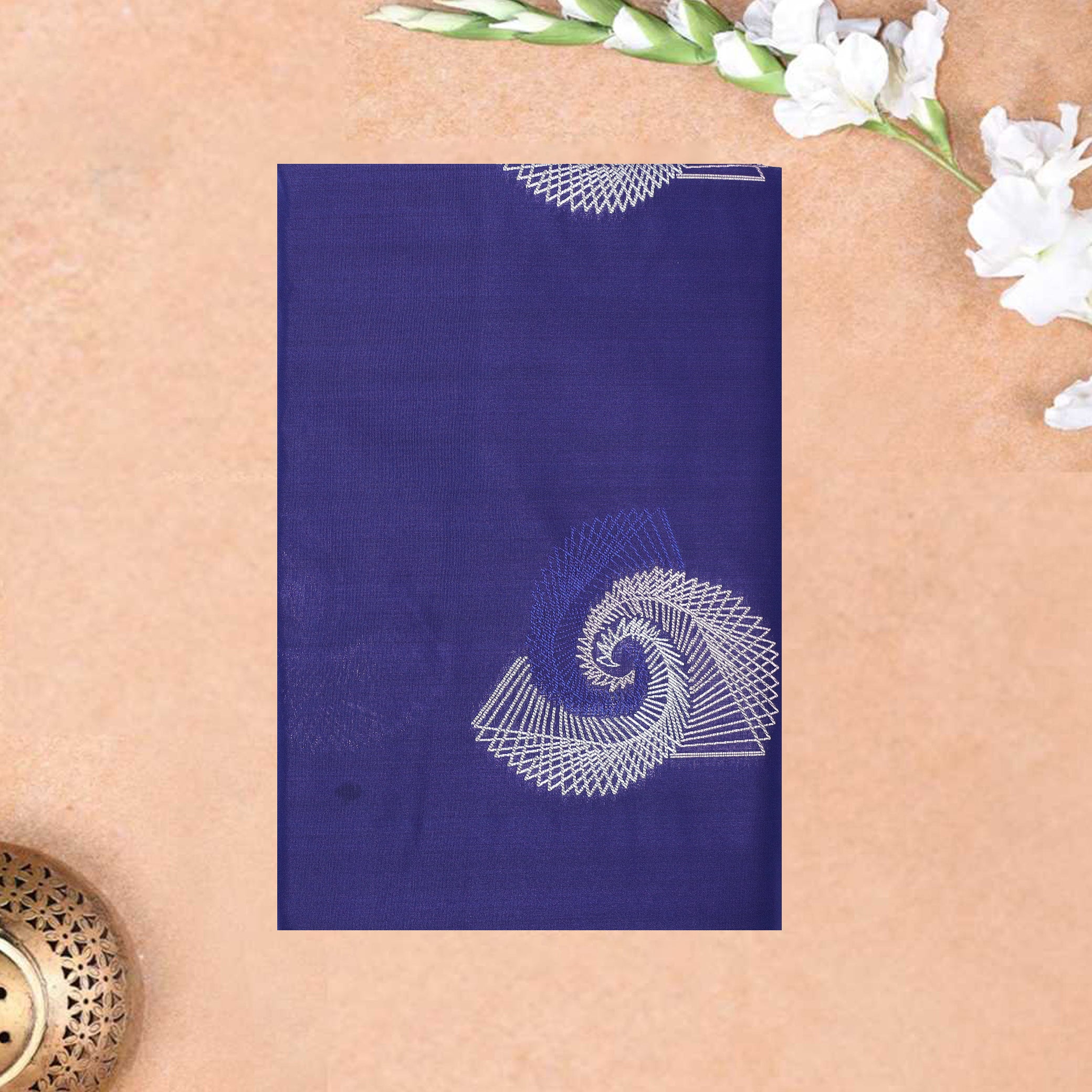 Deep Blue Soft Silk Saree
