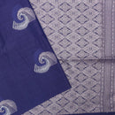 Deep Blue Soft Silk Saree