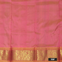 Multi Colour  Floral Design Traditional  Pattu Pavadai Material