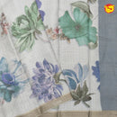 Off - White Blue Kota Saree - Thenianantham