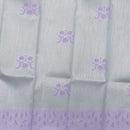 Gray with Lavender Kubera Silk Saree