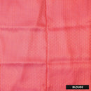 Peach with Rose pink Semi  Burberry Silk Saree